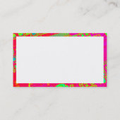 Panels - Farbige Abstrakte Schaltung Visitenkarte (Rückseite)