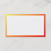 Panels - Gelb bis rot Visitenkarte (Rückseite)
