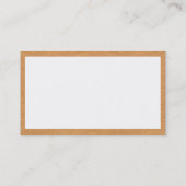 Panels - gelb gestrichenes Papier Visitenkarte (Rückseite)