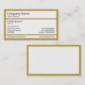 Panels - gelber Plastikstuhl Visitenkarte (Vorne/Hinten)