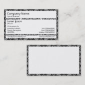 Panels - Geometrische Blume Visitenkarte (Vorne/Hinten)