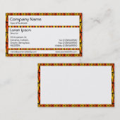 Panels - Geometrisches Muster Visitenkarte (Vorne/Hinten)