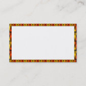 Panels - Geometrisches Muster Visitenkarte (Rückseite)