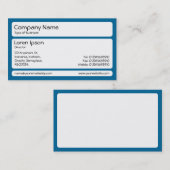 Panels (gerundet) - Desert Blue Visitenkarte (Vorne/Hinten)