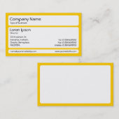 Panels (gerundet) - orange visitenkarte (Vorne/Hinten)