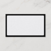 Panels (gerundet) - Schwarz (Platin) Visitenkarte (Rückseite)