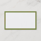 Panels - grüne und braune Stipple Visitenkarte (Rückseite)