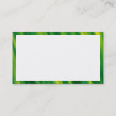 Panels - Grüne Wellen Visitenkarte (Rückseite)