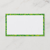 Panels - Grüner Impressionismus Visitenkarte (Rückseite)