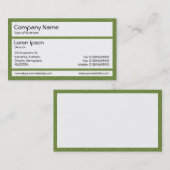 Panels - grüner Plastikstuhl Visitenkarte (Vorne/Hinten)