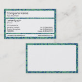 Panels - Grünes Mineral Visitenkarte (Vorne/Hinten)