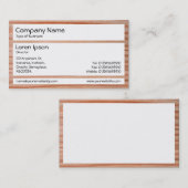 Panels - Holz 01 Visitenkarte (Vorne/Hinten)