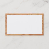 Panels - Holz 02 Visitenkarte (Rückseite)