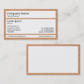 Panels - Holz 06 Visitenkarte (Vorne/Hinten)