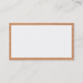 Panels - Holz 06 Visitenkarte (Rückseite)