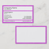 Panels - Lila Papierlicht Visitenkarte (Vorne/Hinten)