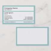 Panels - Lt Blue Green Visitenkarte (Vorne/Hinten)