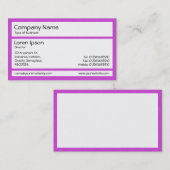 Panels - Magenta Stucco Visitenkarte (Vorne/Hinten)