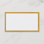 Panels - Ochre Paint Visitenkarte (Rückseite)