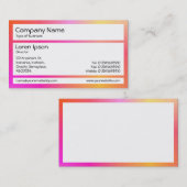 Panels - Orange und Magenta Mist Visitenkarte (Vorne/Hinten)