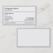 Panels - Papier, rot Visitenkarte (Vorne/Hinten)