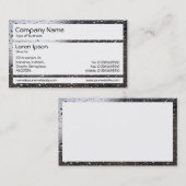Panels - Regen auf einem Fenster Visitenkarte (Vorne/Hinten)