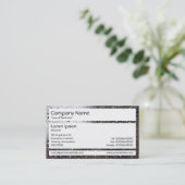 Panels - Regen auf einem Fenster Visitenkarte (Stehend Vorderseite)