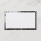 Panels - Regen auf einem Fenster Visitenkarte (Rückseite)