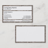 Panels - Rinde 01 Visitenkarte (Vorne/Hinten)