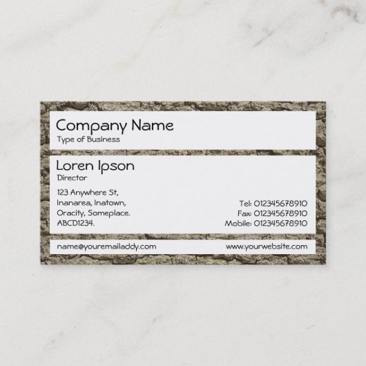 Panels - Rinde 02 Visitenkarte (Vorderseite)