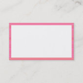 Panels - rosa Farbe Visitenkarte (Rückseite)