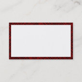 Panels - rote Linien Visitenkarte (Rückseite)