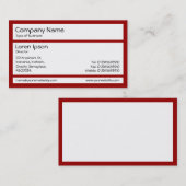 Panels - Ruby Red Visitenkarte (Vorne/Hinten)