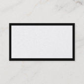 Panels - Schwarz (Platin) Visitenkarte (Rückseite)