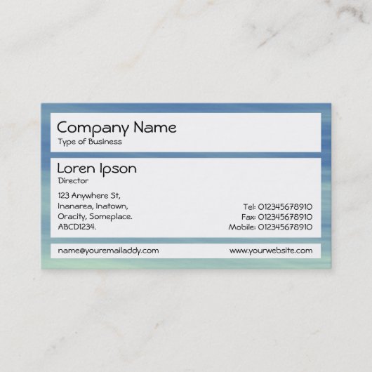 Panels - Sky Trails Visitenkarte (Vorderseite)