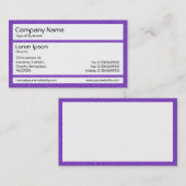 Panels - violett Plastikstuhl Visitenkarte (Vorne/Hinten)