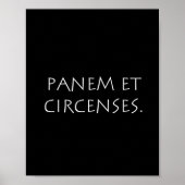 Panem et circenses poster (Vorne)
