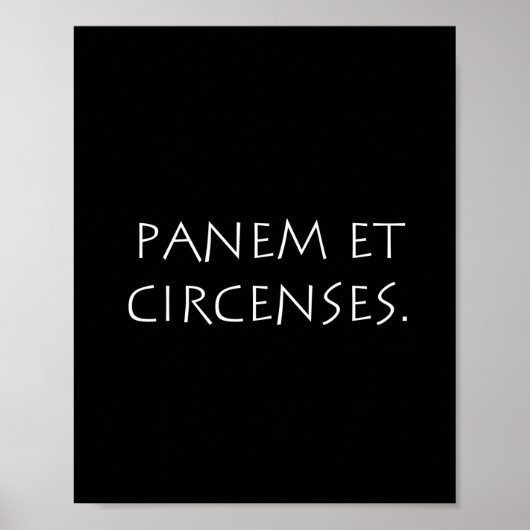 Panem et circenses poster (Vorne)