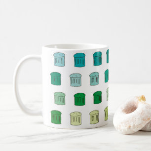 Panettone Tasse - blau / grün