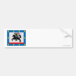 Panevezys Landkreis-Flagge Autoaufkleber