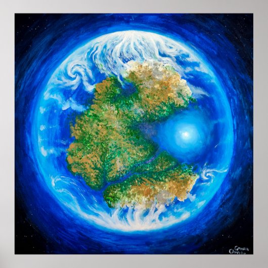 Pangaea und der Tethysee Poster (Vorne)