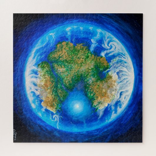 Pangaea und der Tethysee Puzzle (Horizontal)