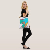 Pangea Continents Cuddling Multicolor Tasche (Am Model)