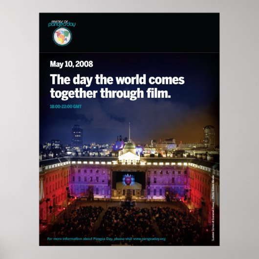 Pangea Day Poster (Vorne)