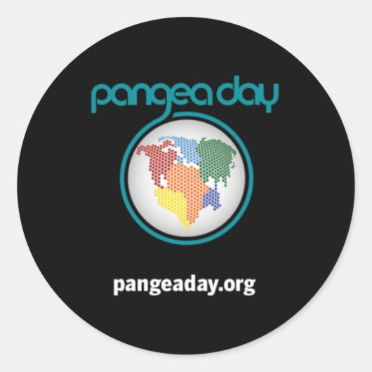 Pangea Day Stickers (Vorderseite)