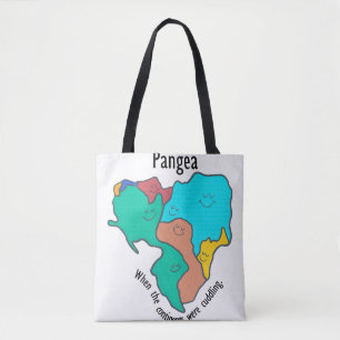 Pangea Kontinente Kuscheln Mehrfarbig Tasche