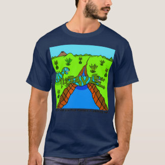 Pangea spaltet sich auf T-Shirt