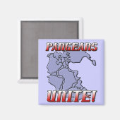 Pangea Unite Geography Magnet (Vorderseite/Rückseite)