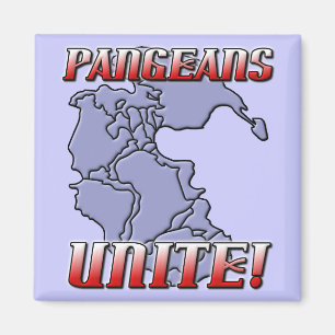 Pangea Vereint Geographie Magnet