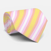 Pangender Flag Neck Tie Krawatte (Gerollt)